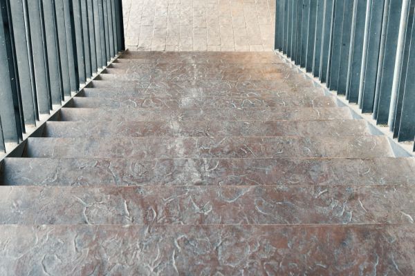 Cost of Concrete Stair Stamping in Garner