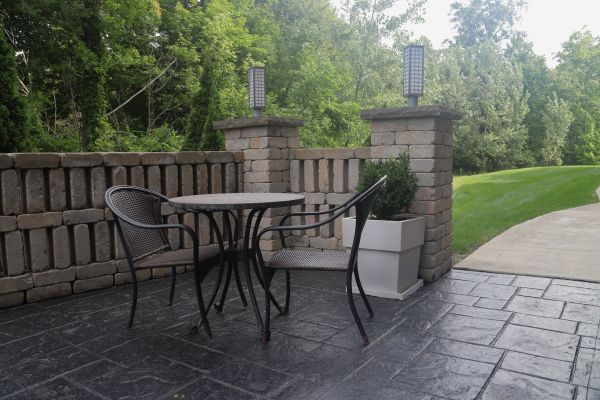 Cost of Stamped Cement Patio Service in Garner